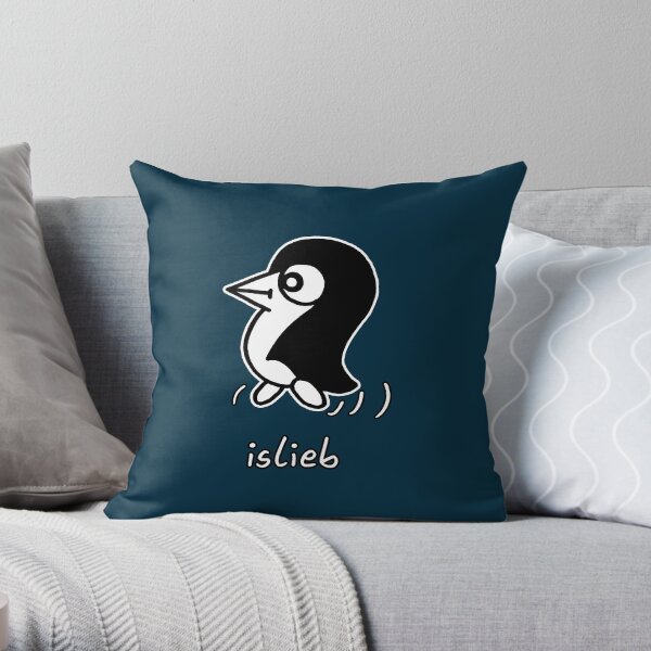 Ein Pinguin Dekokissen