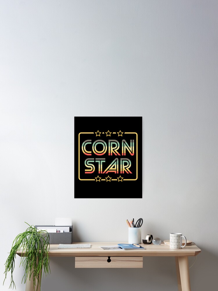 Corn Star (Corn Hole) Vintage Poster