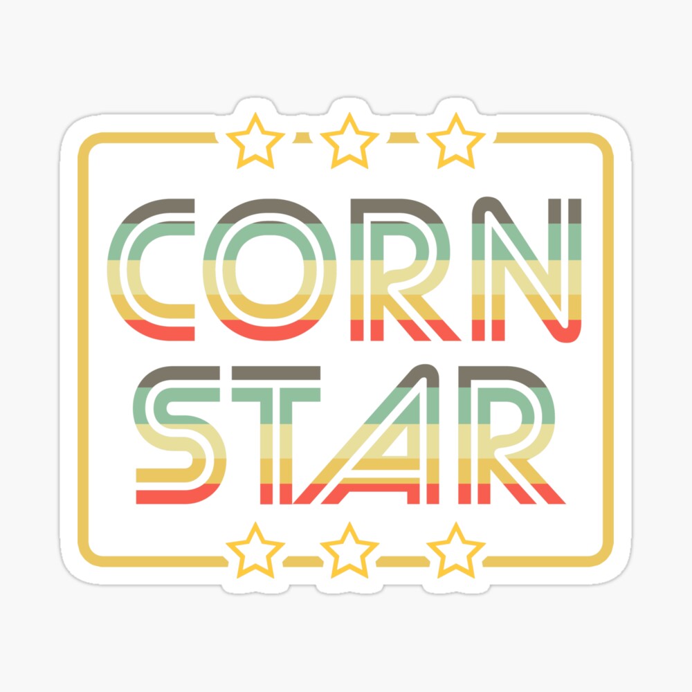 Corn Star (Corn Hole) Vintage Poster