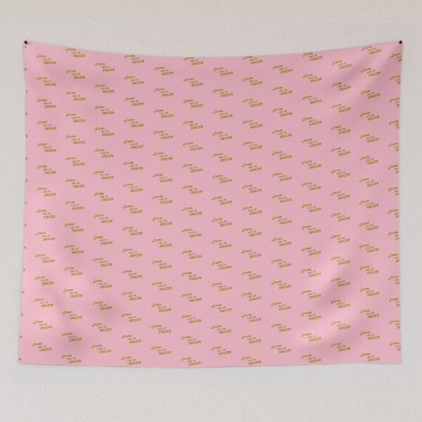 Item preview, strong like an amazon - leopard on pink designed and sold by elisarium.
