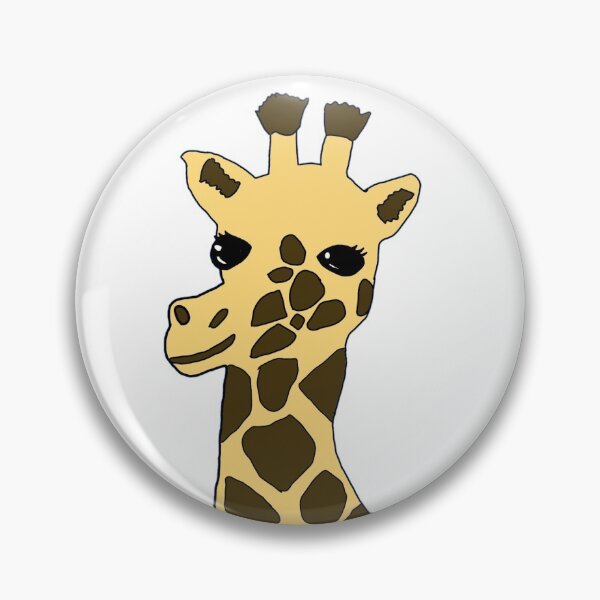 Item preview, Giraffe head cartoon design designed and sold by Lovethatsticks.