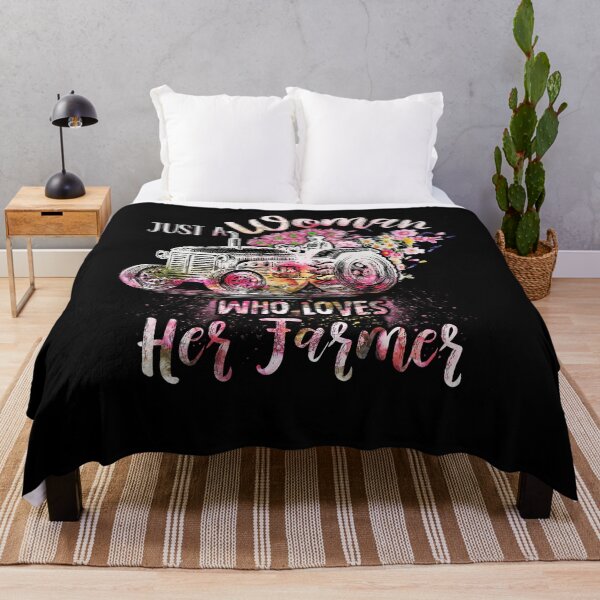 Item preview, Just A Woman Who Loves Her Farmer designed and sold by BaseStore.