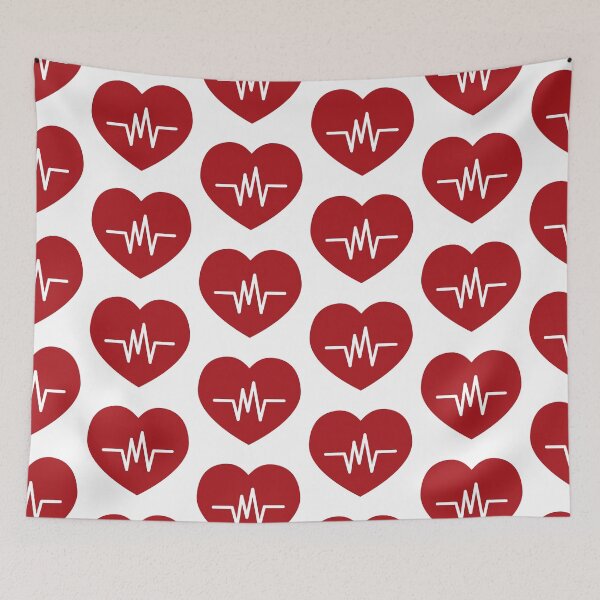 Item preview, Maroon Heartbeat designed and sold by Mywaymylife.