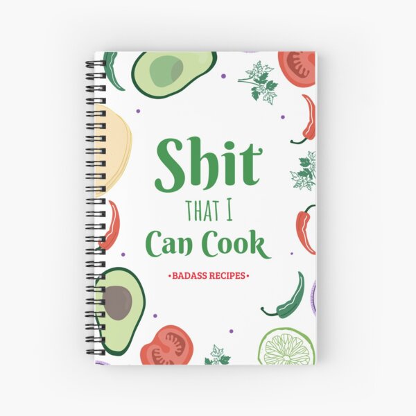 Recipe Book, Small Spiral Notebook recipes 