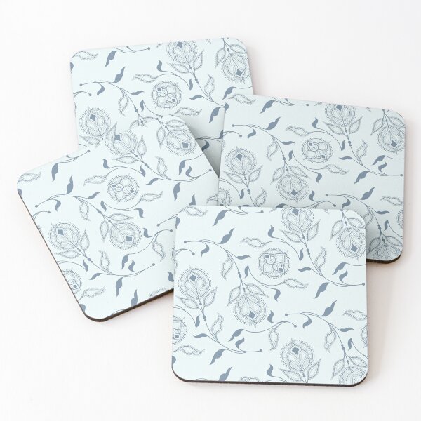 Item preview, Light Blue Medallion Paisley designed and sold by Carolina Diaz.