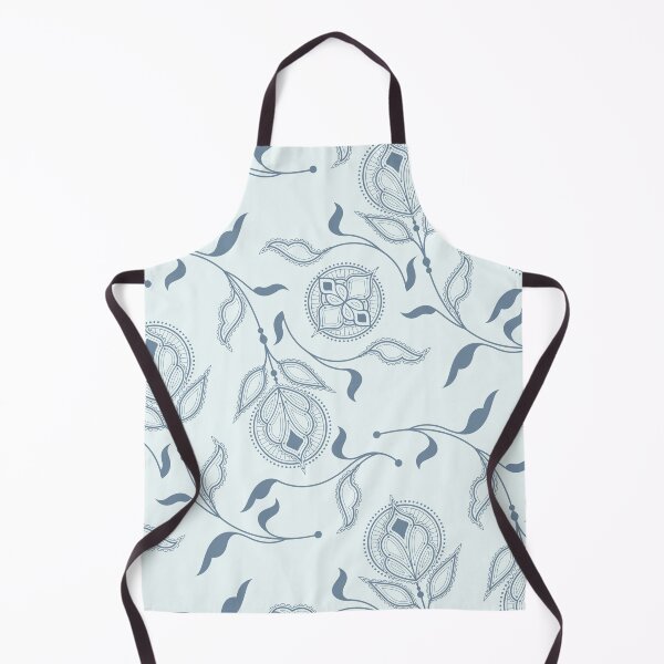 Item preview, Light Blue Medallion Paisley designed and sold by Carolina Diaz.