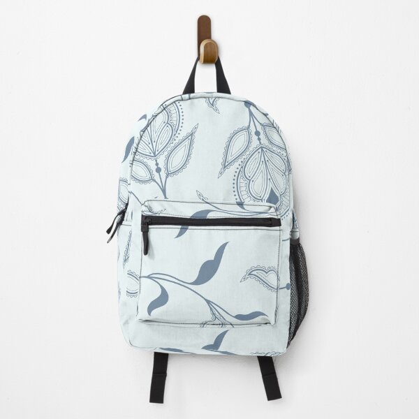 Item preview, Light Blue Medallion Paisley designed and sold by Carolina Diaz.