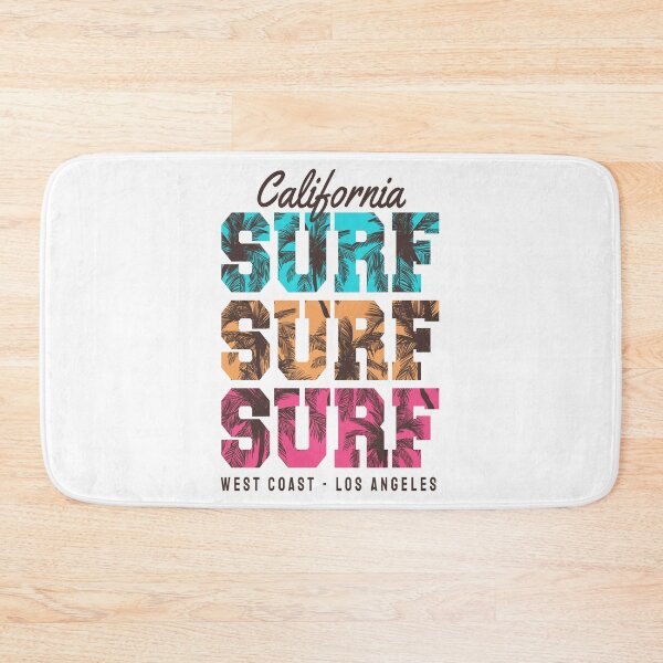 Item preview, California Surfing in Los Angeles-gift idea for experienced or beginner surfers designed and sold by BRtisticDesigns.