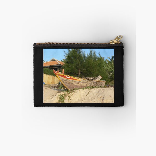 Item preview, Old Asian Fishing Boat on the Beach designed and sold by Willis Turner.