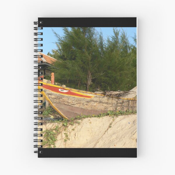 Item preview, Old Asian Fishing Boat on the Beach designed and sold by Willis Turner.