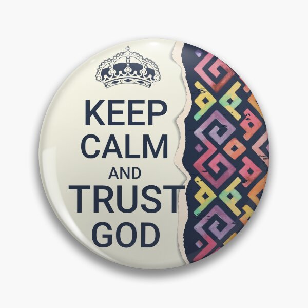 Item preview, KEEP CALM AND TRUST GOD designed and sold by della95.