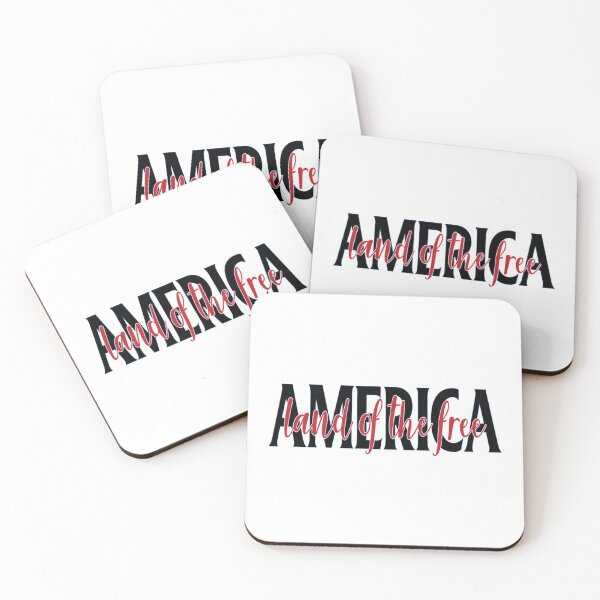 Item preview, America Land of the Free design USA Patriotic gift idea designed and sold by BRtisticDesigns.