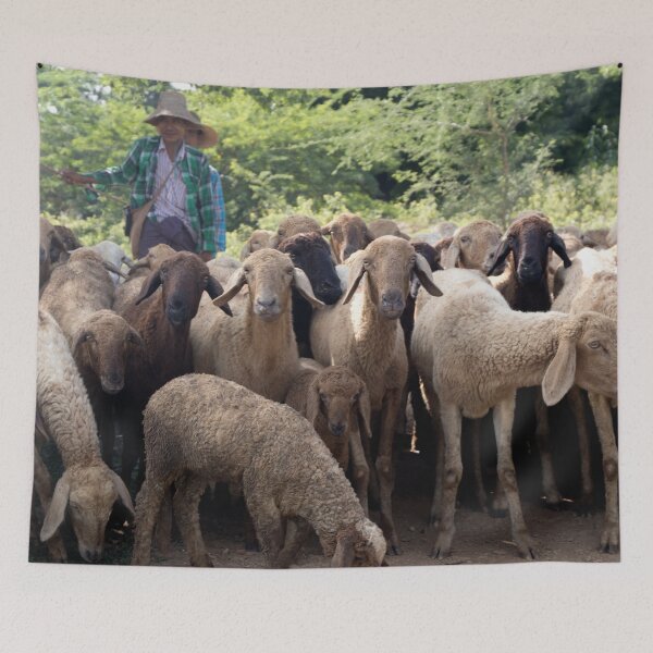 Item preview, The Goat Herder designed and sold by Marylou Badeaux.