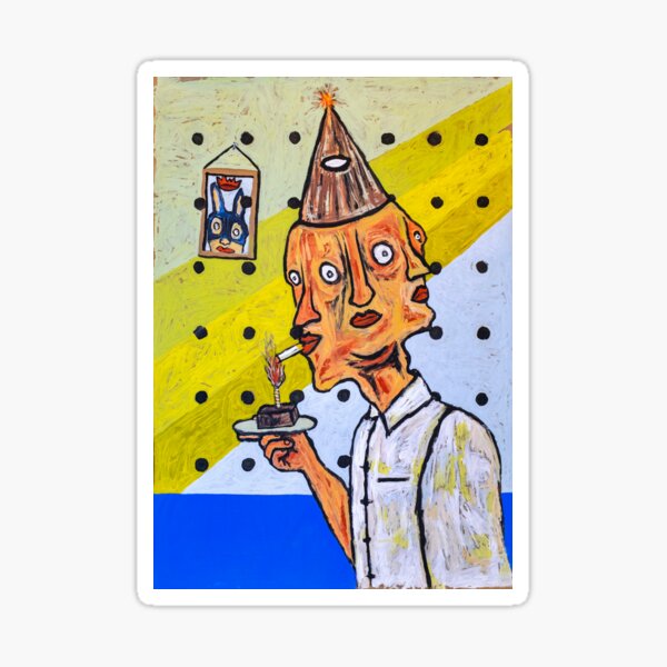 Celebración e idealización Pegatina