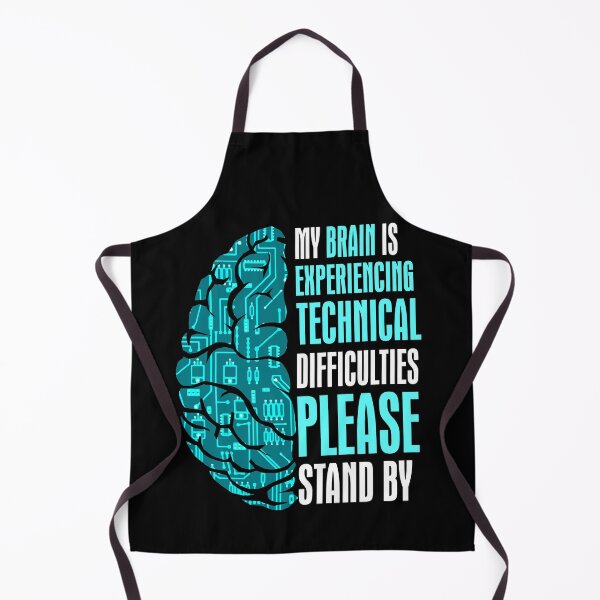 Item preview, My Brain Is Experiencing Technical Difficulties Please Stand By designed and sold by BaseStore.