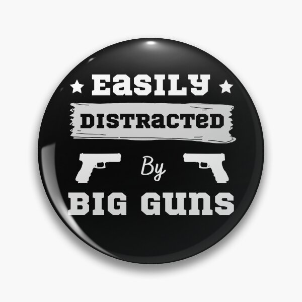 Item preview, Easily Distracted by Big Guns designed and sold by AlexArtwork.