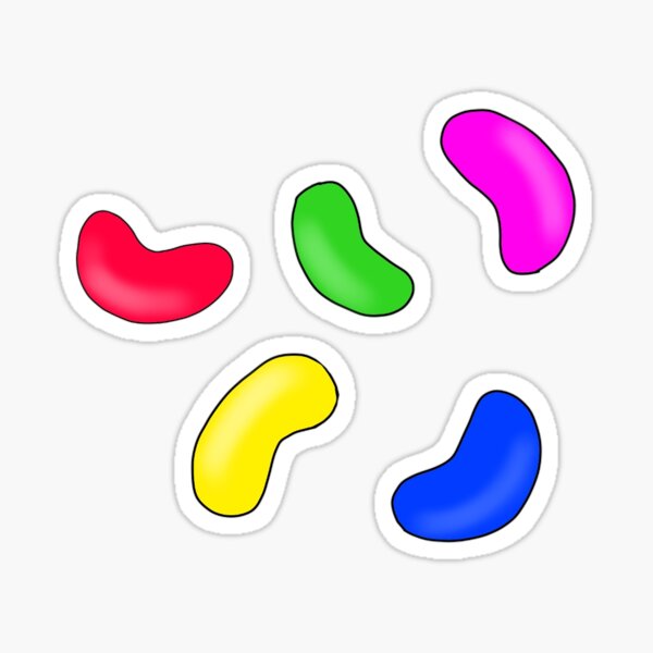 Jelly Bean Beans Bonbons Sweeties Motif Décoration Interrupteur De Lumière Sticker Cover 