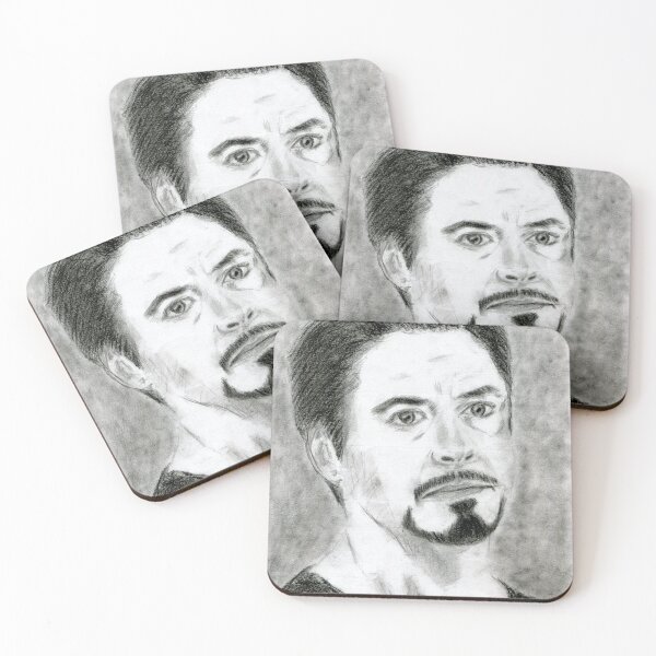 Item preview, Realistic Robert Downey jr Drawing Art -- RDJ Graphite Pencil designed and sold by AFDrawingcom.