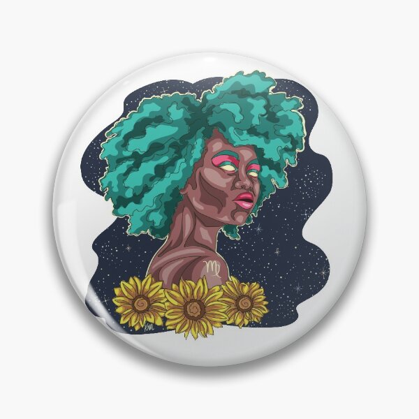 Item preview, Cosmic Virgo Blue | Virgo Zodiac designed and sold by Karli Mogen.