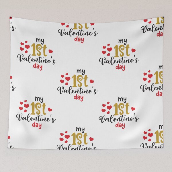 Item preview, My 1st Valentine's Day| Valentine's Day Design designed and sold by chris-ellis-art.