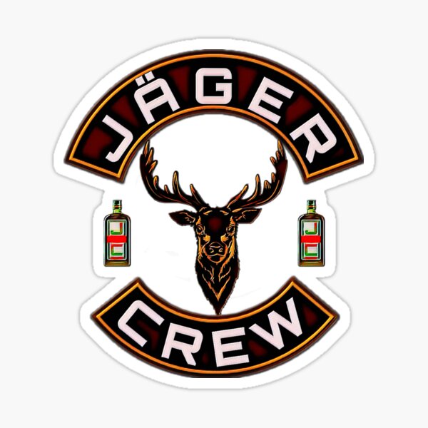 Jäger Crew Meister party Sticker