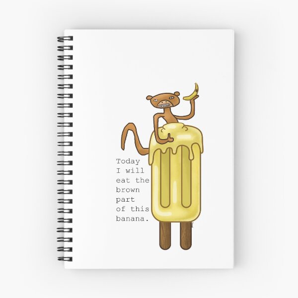 Item preview, Today I will eat the brown part of this banana. designed and sold by BrinSmif.