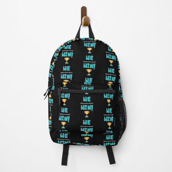 Item preview, We Almost Always Almost Win White Teal Text designed and sold by JEL-Designs.