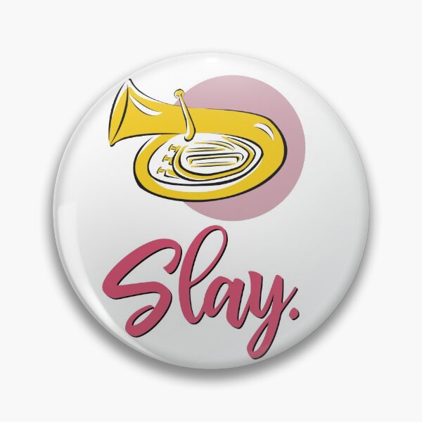 Item preview, Slay - Tuba/Sousaphone/Euphonium designed and sold by BandMomDesigns.