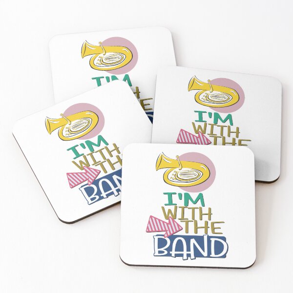 Item preview, I'm With The Band - Tuba/Sousaphone/Euphonium designed and sold by BandMomDesigns.