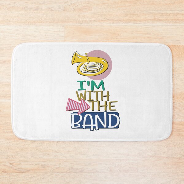 Item preview, I'm With The Band - Tuba/Sousaphone/Euphonium designed and sold by BandMomDesigns.