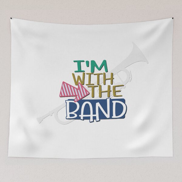 Item preview, I'm With The Band - Trumpet designed and sold by BandMomDesigns.