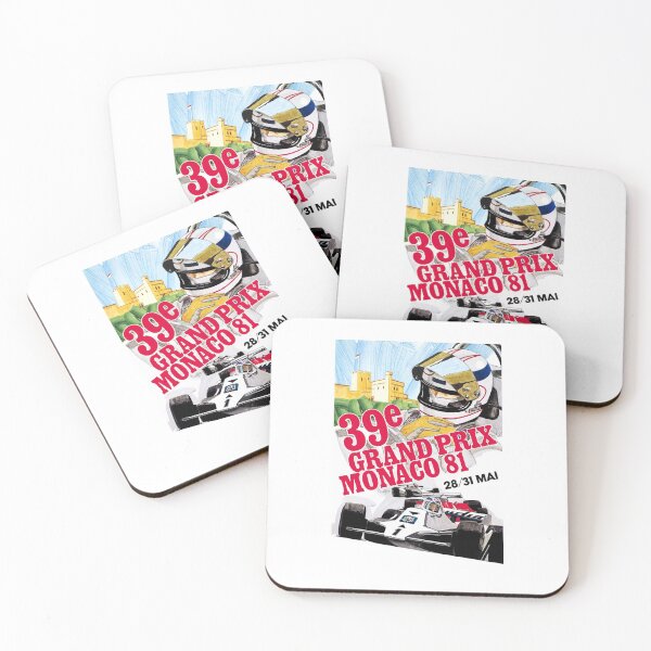Artikelvorschau, 1981 Monaco Grand Prix Race Werbeplakat entworfen und verkauft von retrographics.