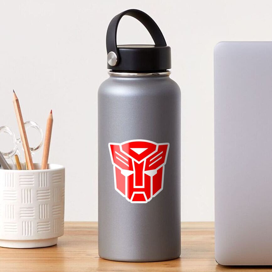 Transformers Autobot Red Aluminium Drink Bottle