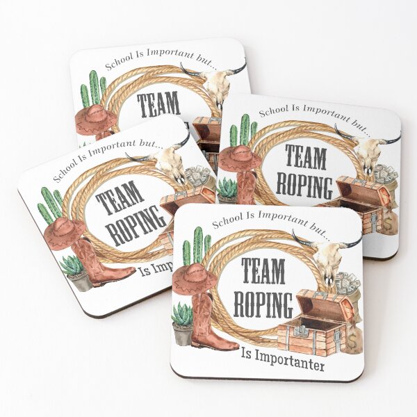 Item preview, School Is Important But Team Roping Is Importanter designed and sold by chulitad.
