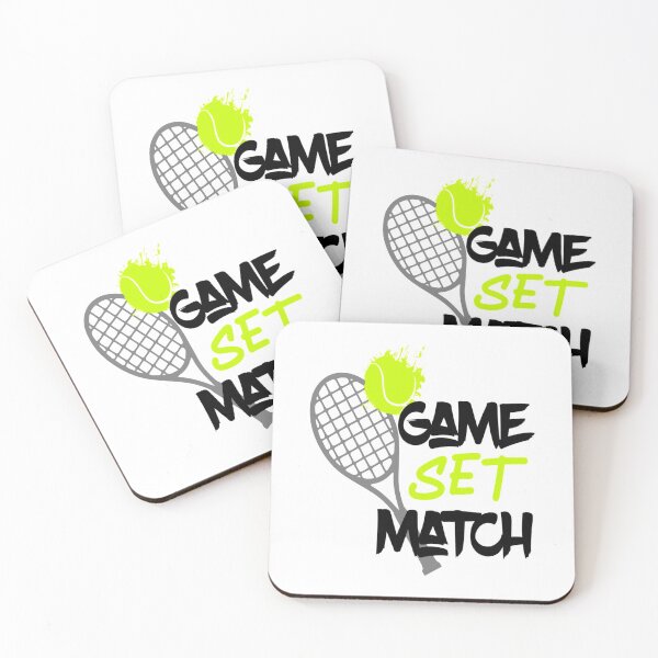 Item preview, Tennis Game set match design gift for tennis players or fans designed and sold by BRtisticDesigns.