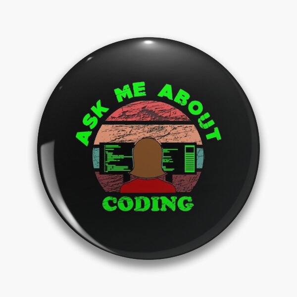Item preview, Ask Me About Coding - Cool Sunset Retro Programmer Gift Idea designed and sold by leo121687.