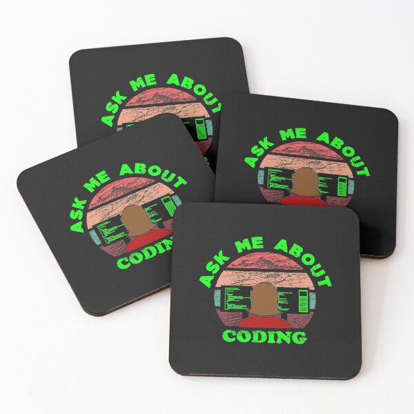 Item preview, Ask Me About Coding - Cool Sunset Retro Programmer Gift Idea designed and sold by leo121687.