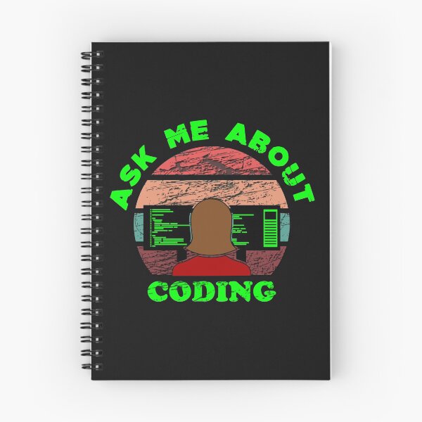 Item preview, Ask Me About Coding - Cool Sunset Retro Programmer Gift Idea designed and sold by leo121687.