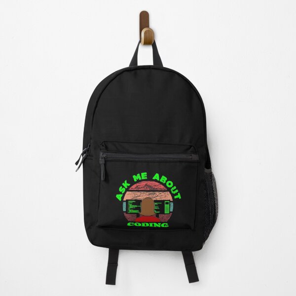Item preview, Ask Me About Coding - Cool Sunset Retro Programmer Gift Idea designed and sold by leo121687.