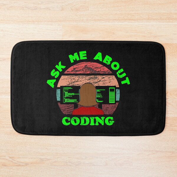 Item preview, Ask Me About Coding - Cool Sunset Retro Programmer Gift Idea designed and sold by leo121687.