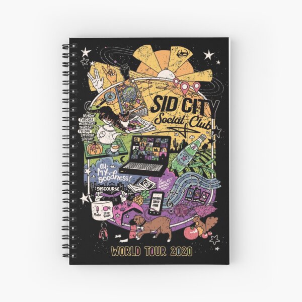 Aperçu de l'œuvre Tournée mondiale du Sid City Social Club 2020 (DÉTRESSE) créée et vendue par Sid City.
