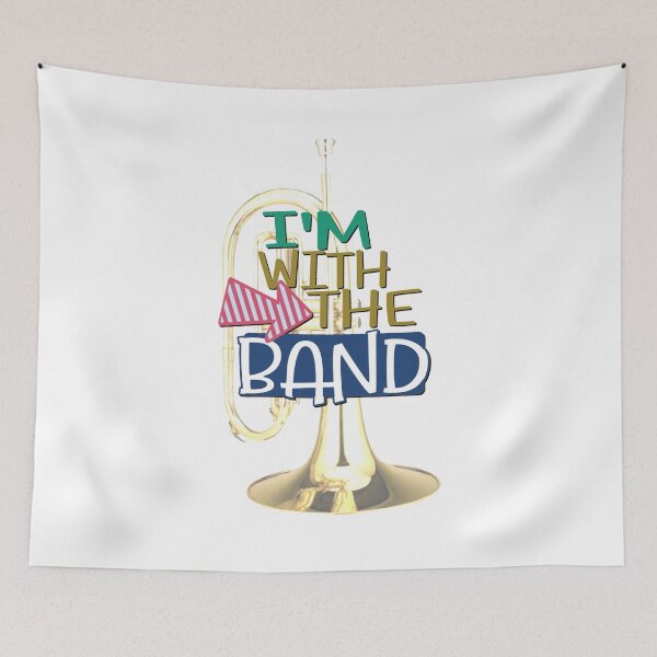 Item preview, I'm With The Band - Mellophone designed and sold by BandMomDesigns.