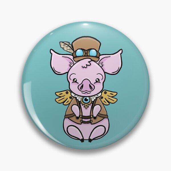 Artikelvorschau, Steampunk Humphrey das Fliegerschwein entworfen und verkauft von Breezeworks.
