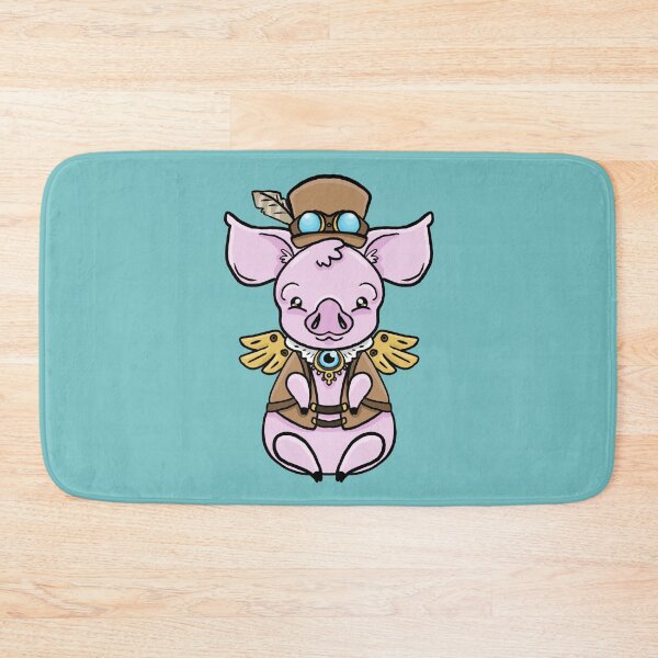 Item preview, Steampunk Humphrey the aviator pig designed and sold by Breezeworks.