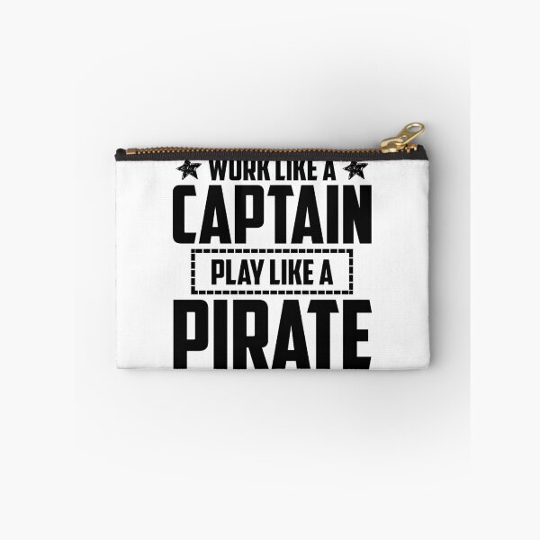 Item preview, Work LIke a Captain, Party Like a Pirate funny gift idea for boat owners or pirate lovers designed and sold by BRtisticDesigns.