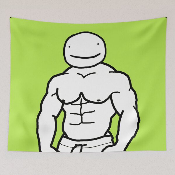Item preview, Minecraft Dream Gym Gains Muscle motivation designed and sold by Dream Fan Merch :).