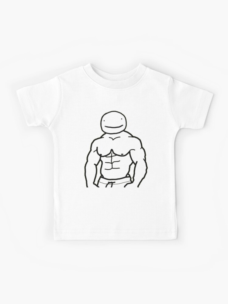 Minecraft Dream Gym Gains Muscle motivation Kids T-Shirt by Dream Fan  Merch :)
