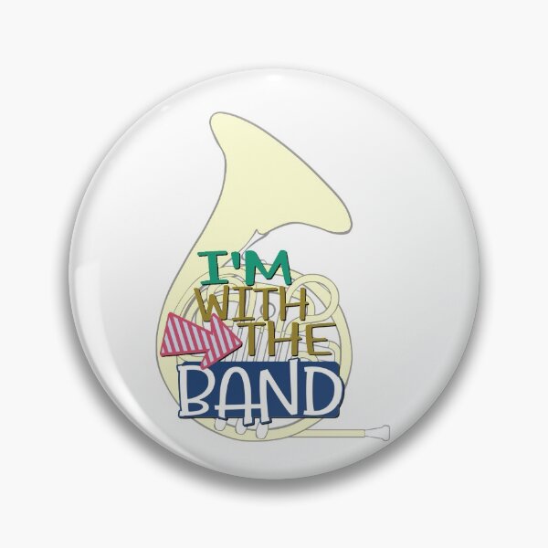 Item preview, I'm With The Band - French Horn designed and sold by BandMomDesigns.