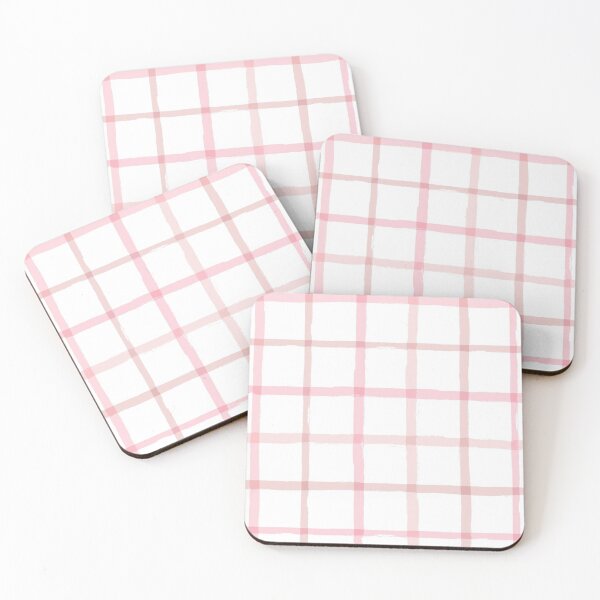 Item preview, Pink and white Checkered Plaid  designed and sold by Dollfacedesign.