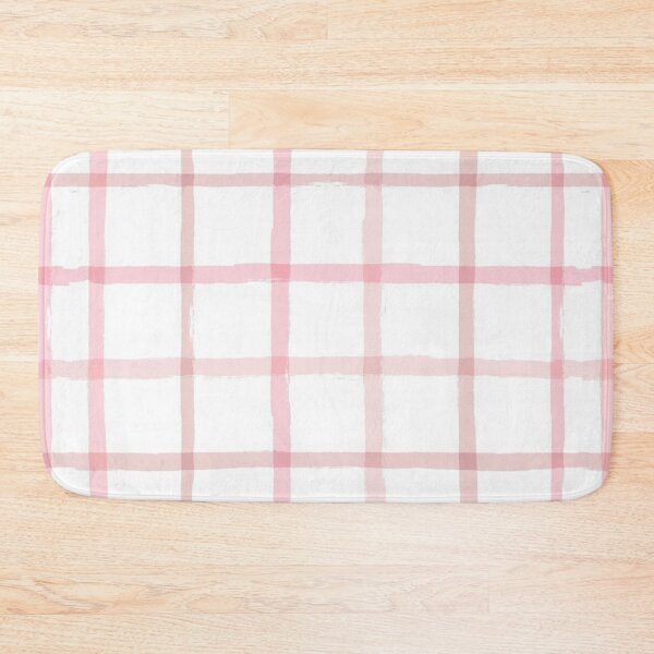 Item preview, Pink and white Checkered Plaid  designed and sold by Dollfacedesign.
